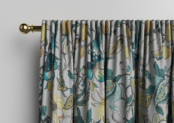 Morton, Teal - Made to Measure Curtains - Image 10